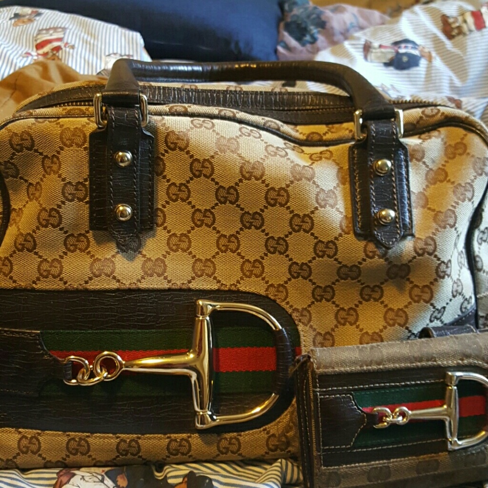 Vintage Well Loved Gucci Bag